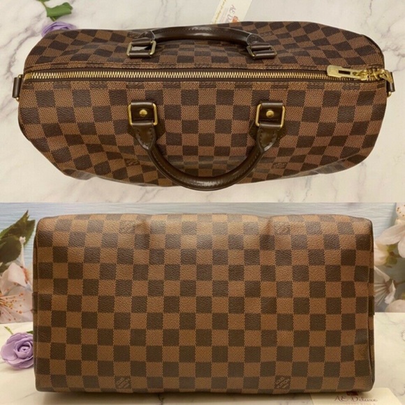 Speedy 35 Banduoulier Damier Ebene Bag (SP4103) - Picture 7 of 12
